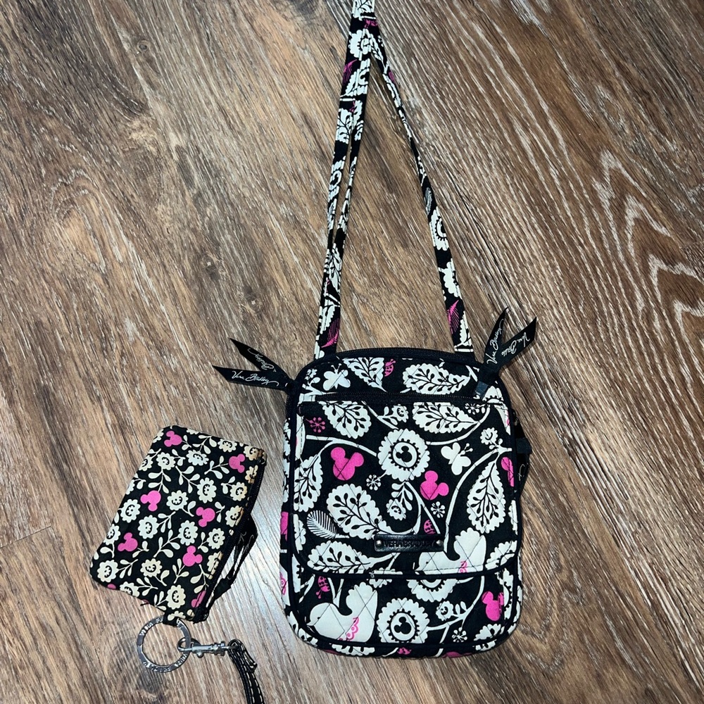 Disney Vera Bradley coin purse and cross body